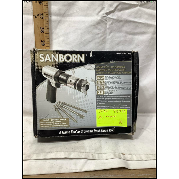 Sanborn Heavy Duty Air Hammer