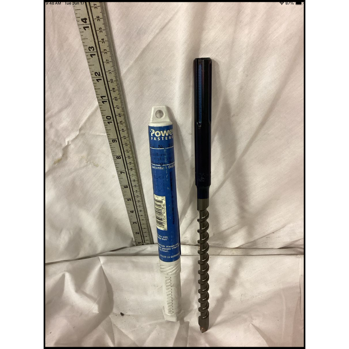 Powers Fasteners Single Tip Wedge Bit Drill Bit 5/8 x 13''