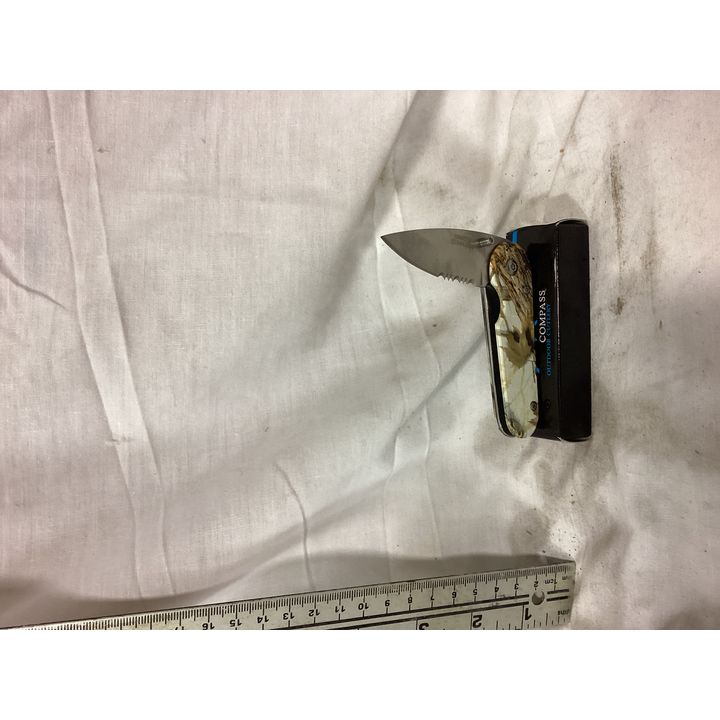 Outdoor Cutlery Spring Assisted Camo Knife