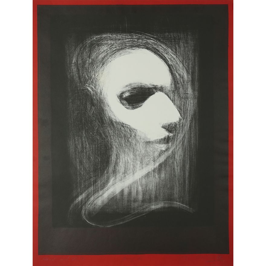 Print, Nathan Oliveira, Head of Light