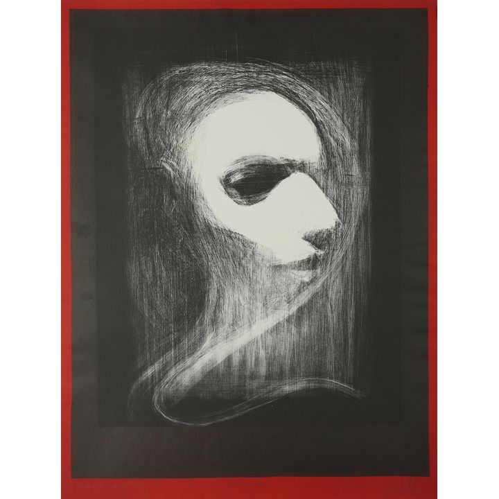 Print, Nathan Oliveira, Head of Light