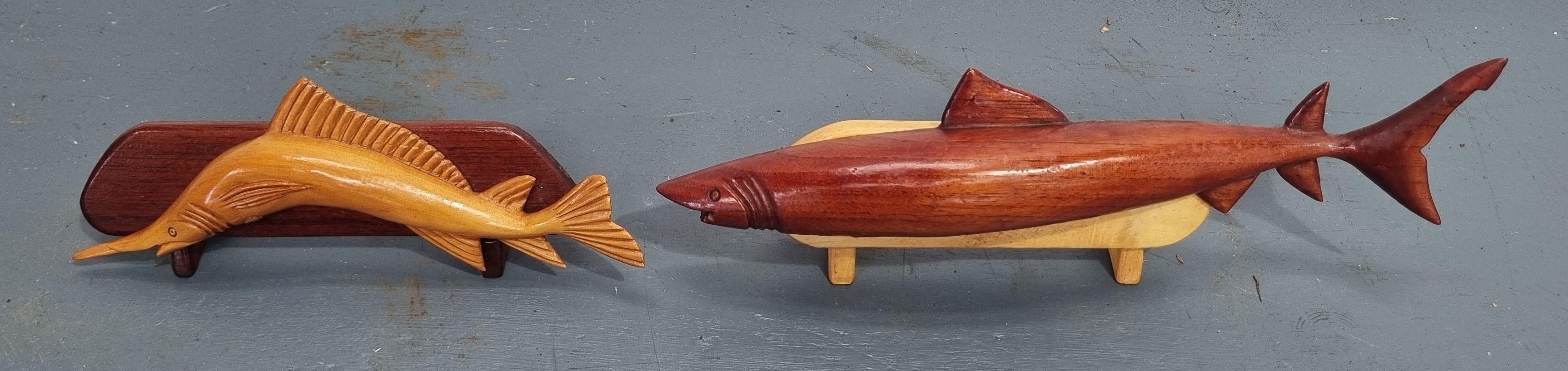 Two Swordfish Ornaments