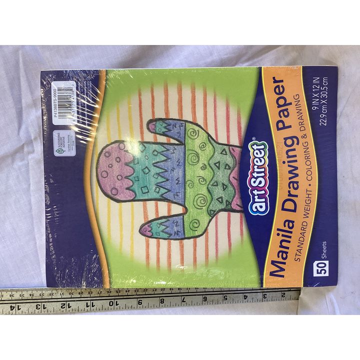 Art Street Manila Drawing Paper- 9'' x 12'' 50 Sheets