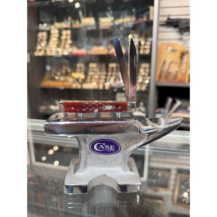 10308 - Case XX 2025 Pocket Worn Old Red Bone Corn Cob Jig Baby Doc, Stainless Steel Blade