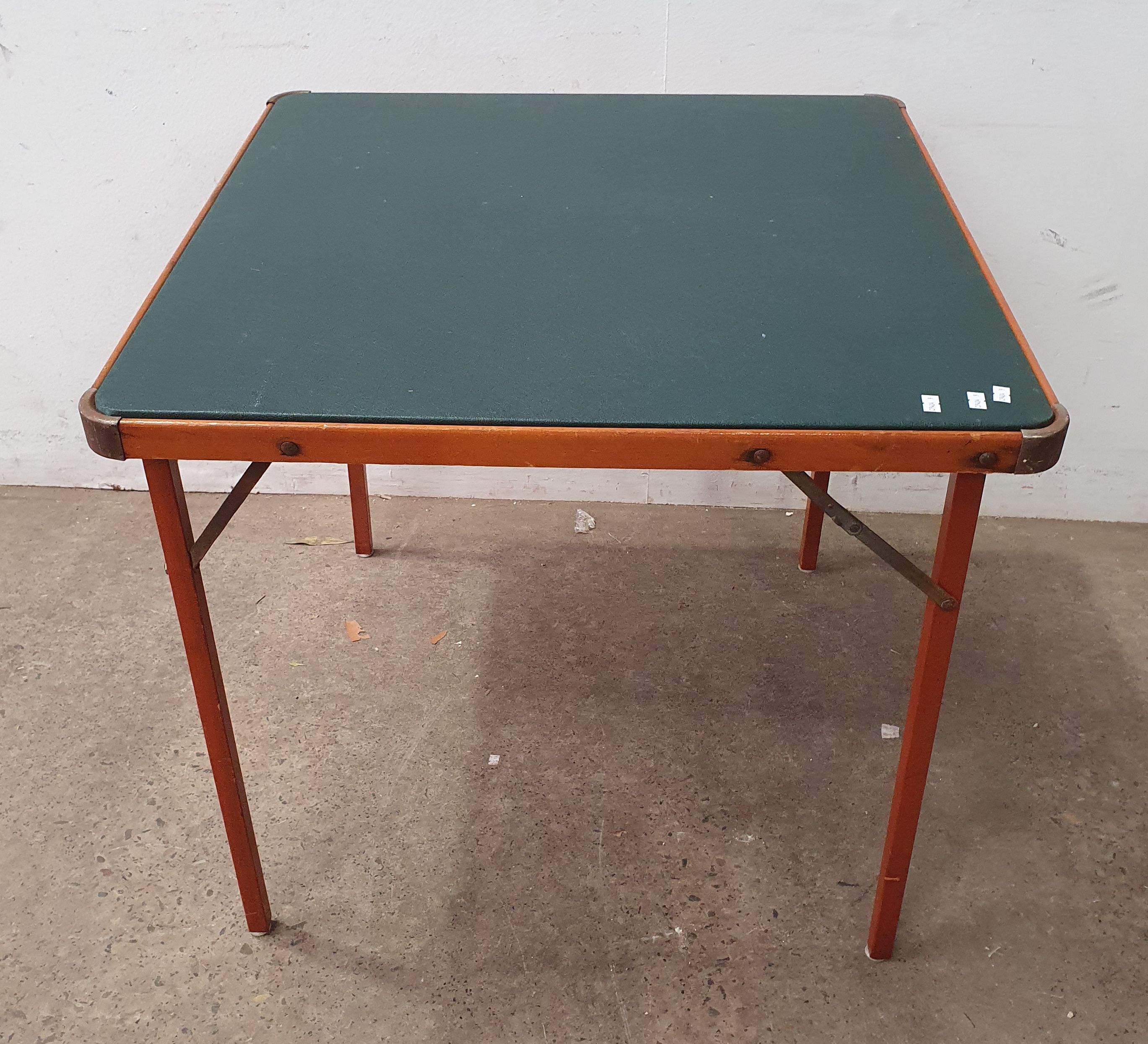 A Vintage Card Table