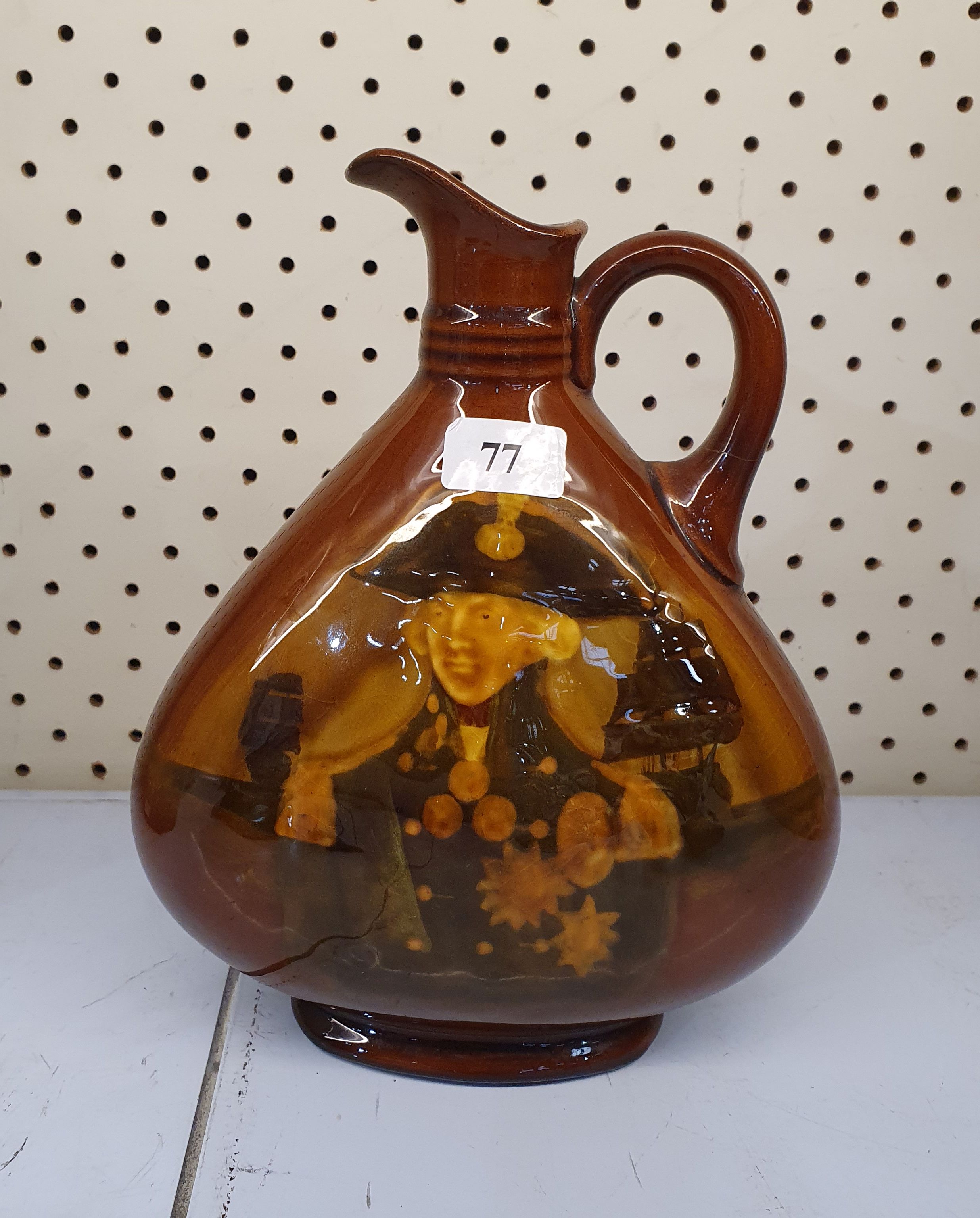 A ROYAL DOULTON DEWAR'S WHISKY FLASK