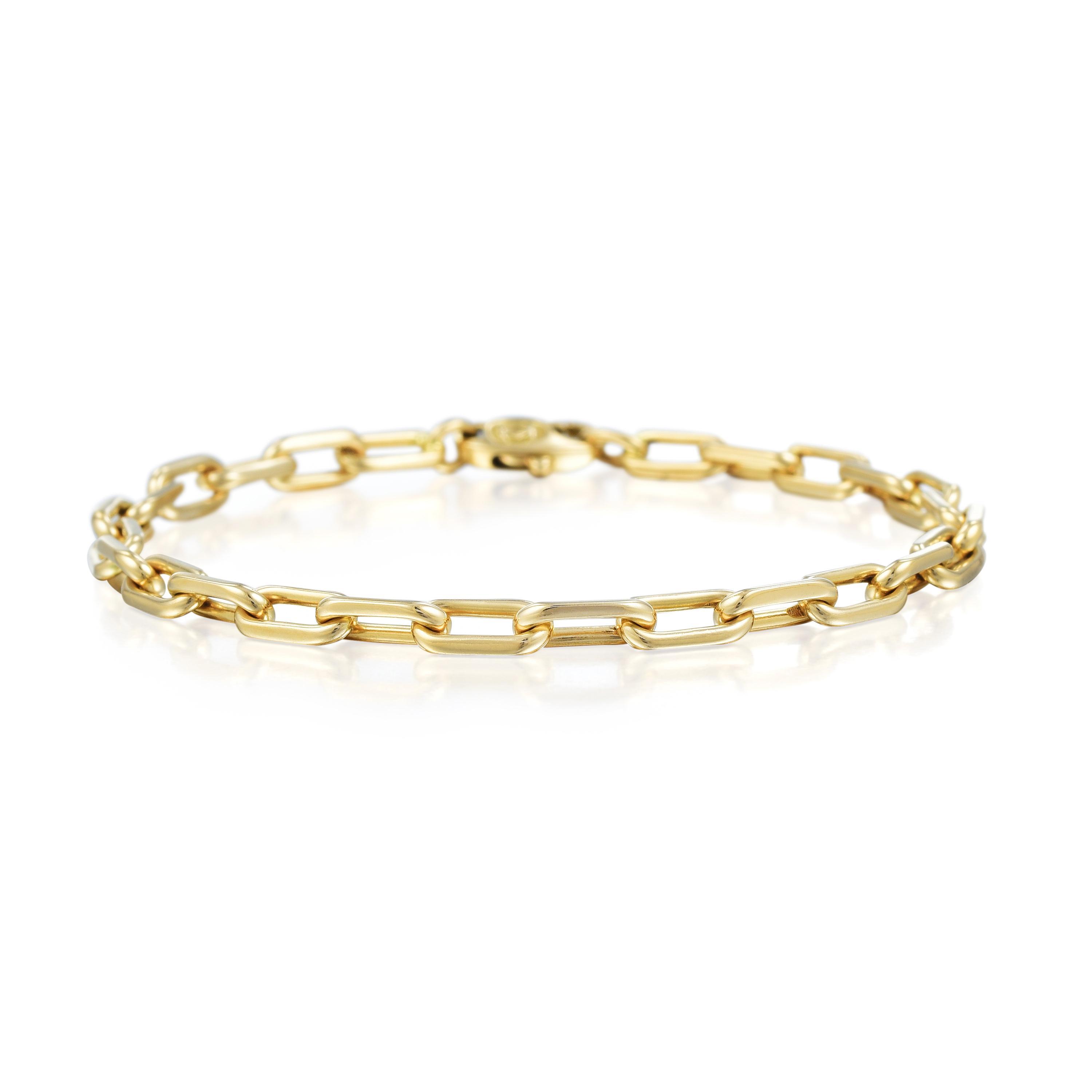 Cartier Santos Gold Chain Bracelet 