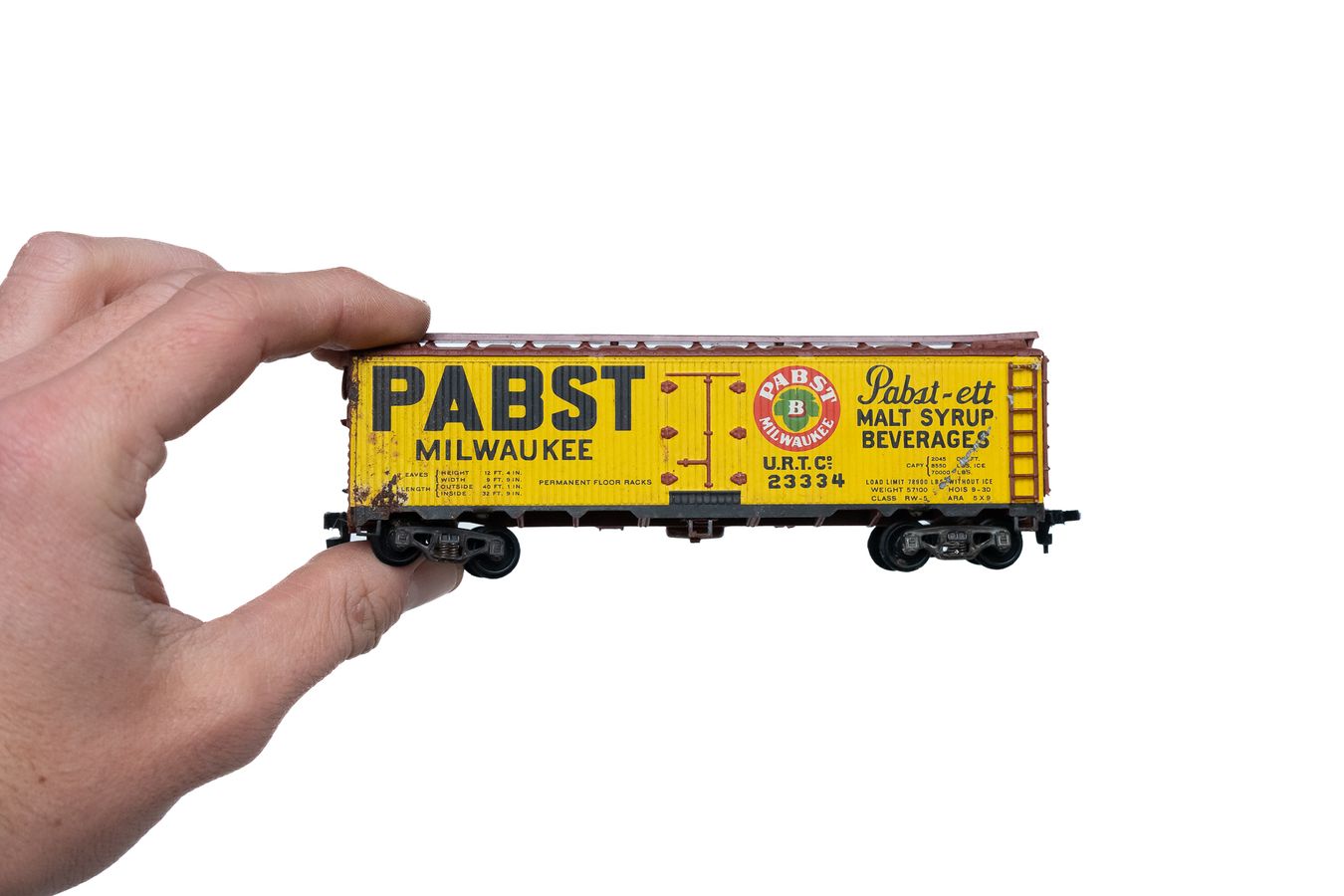 Assorted Vintage Toy Train Cars Harritt Group, Inc