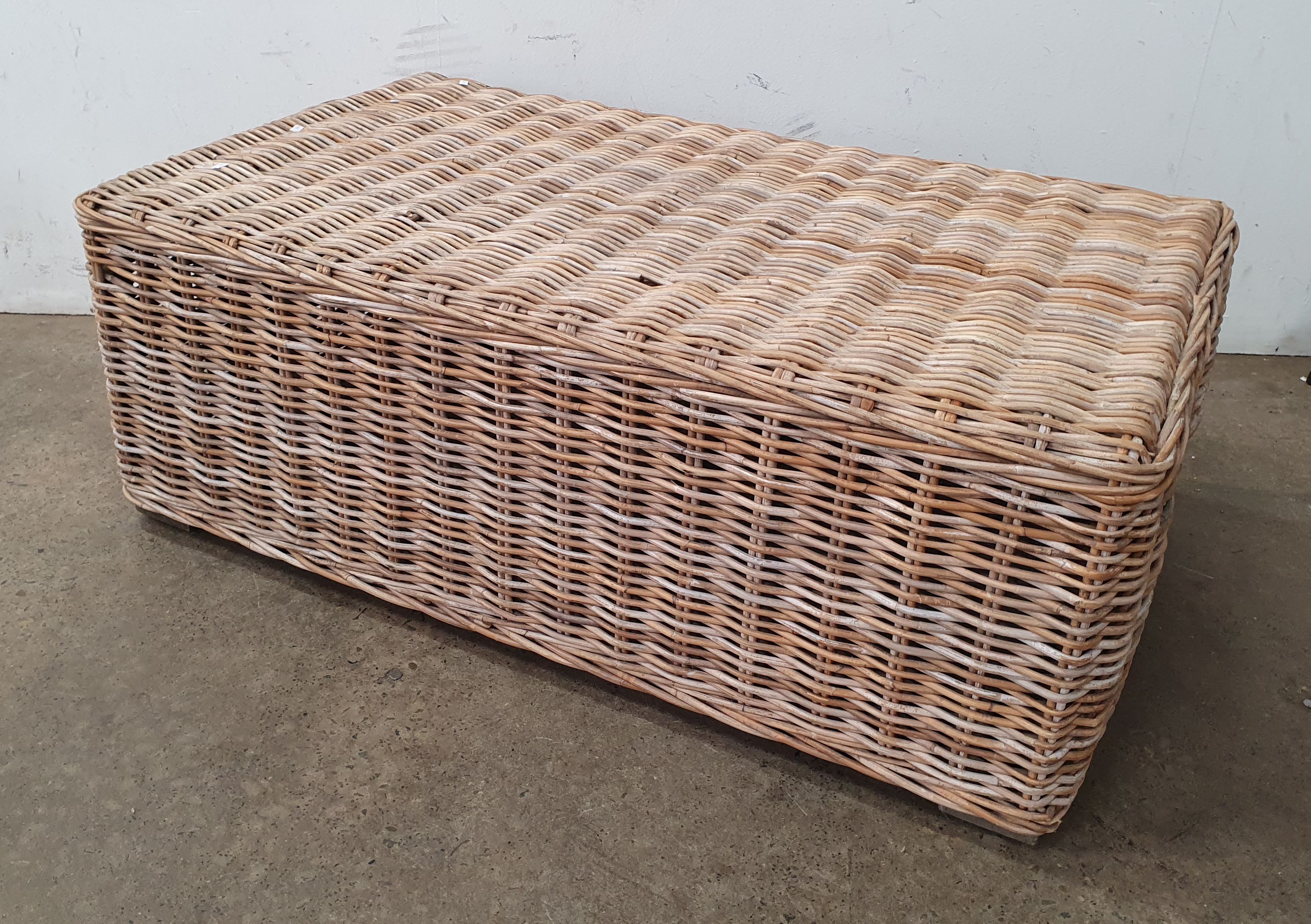 A Wicker Seat/Footrest