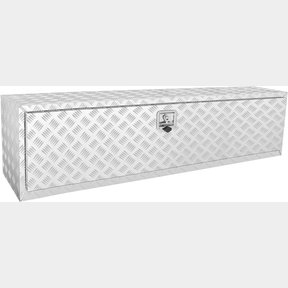 VEVOR Underbody Truck Box, 60"×17"×18" Pickup Storage Box, Heavy Duty Aluminum Diamond Tool Box - KK4
