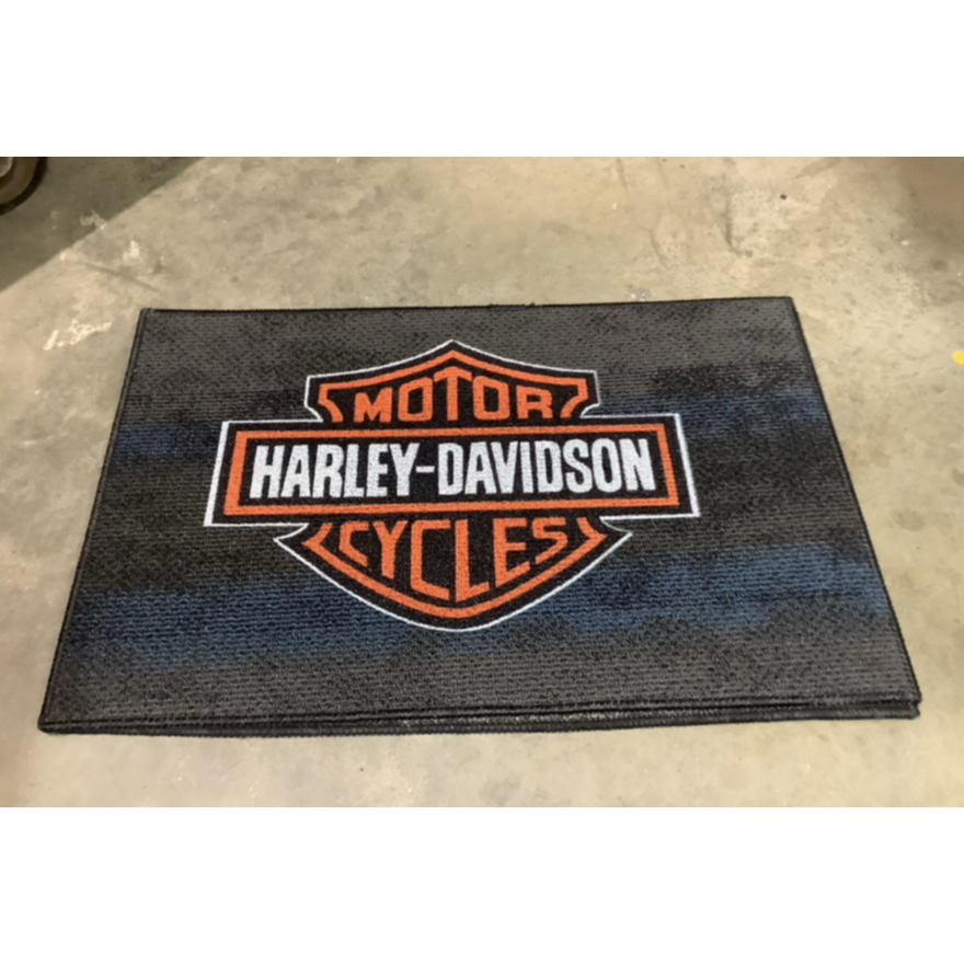 Harley Davidson Motorcycles Door Mat 27.5" x 18"