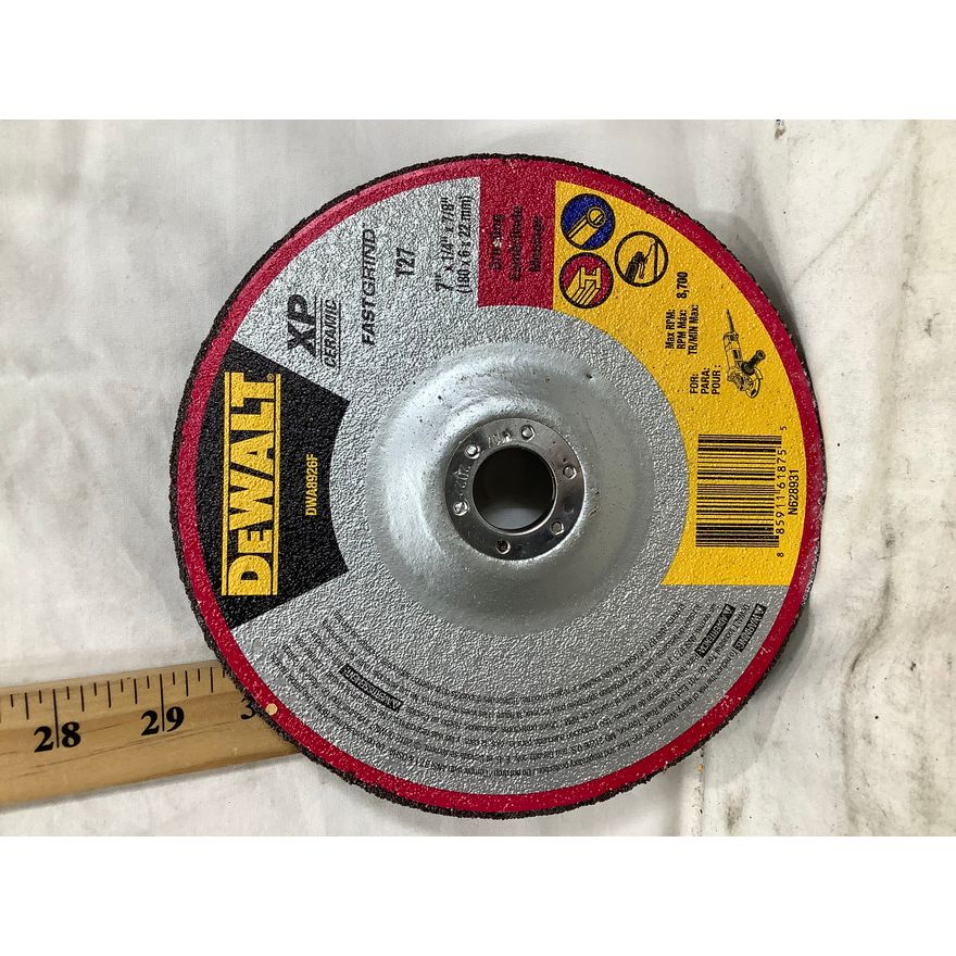 DeWalt DWA8926F 7" Steel Ceramic Abrasive Cut-Off Wheel XP 7"x1/4"7/8" (Grinding)