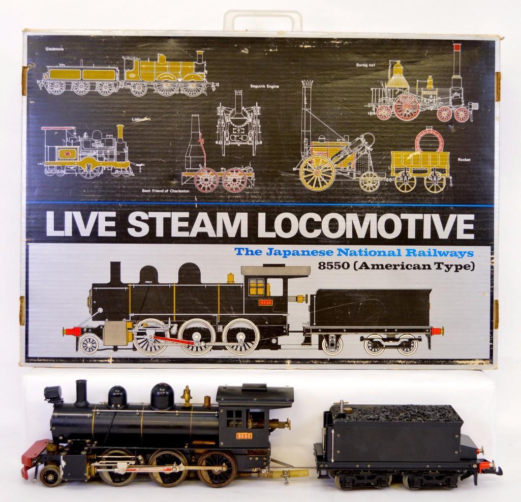 g scale live steam locomotives