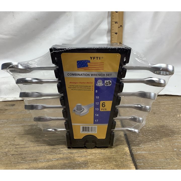 YFTI 6pc Metric Combination Wrench Set