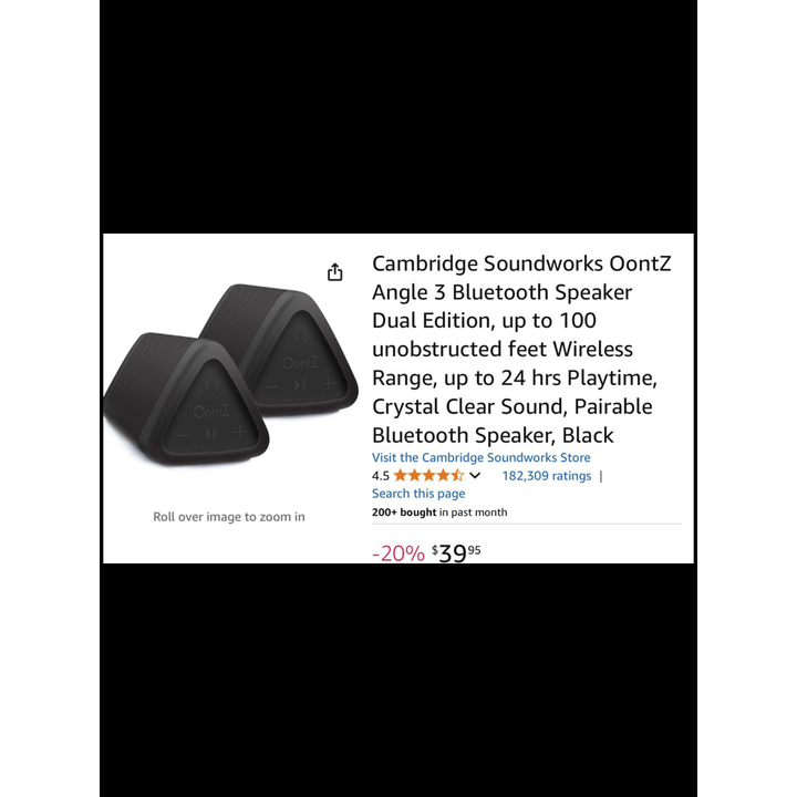 Oontz Angle 3 Dual Edition Bluetooth Speakers