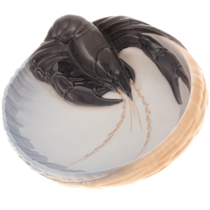 Royal Copenhagen Porcelain Lobster Card Tray