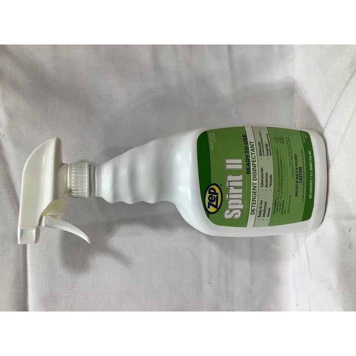 1qt Zep Spirit II Ready To Use Detergent Disinfectant