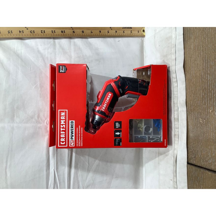 Craftsman 4V Max Powered Pivot Screwdriver With Accessories