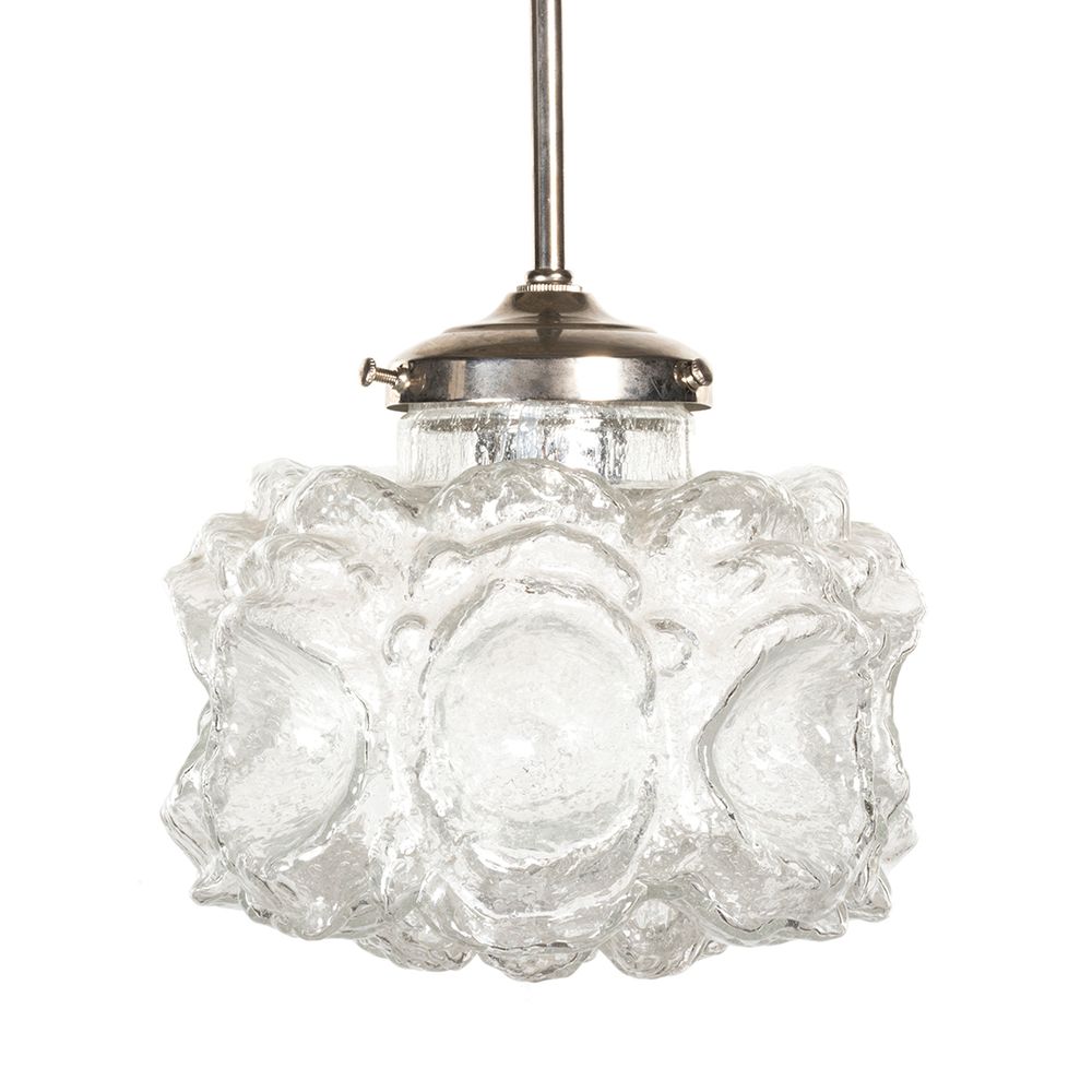 Textured Glass Pendant Light