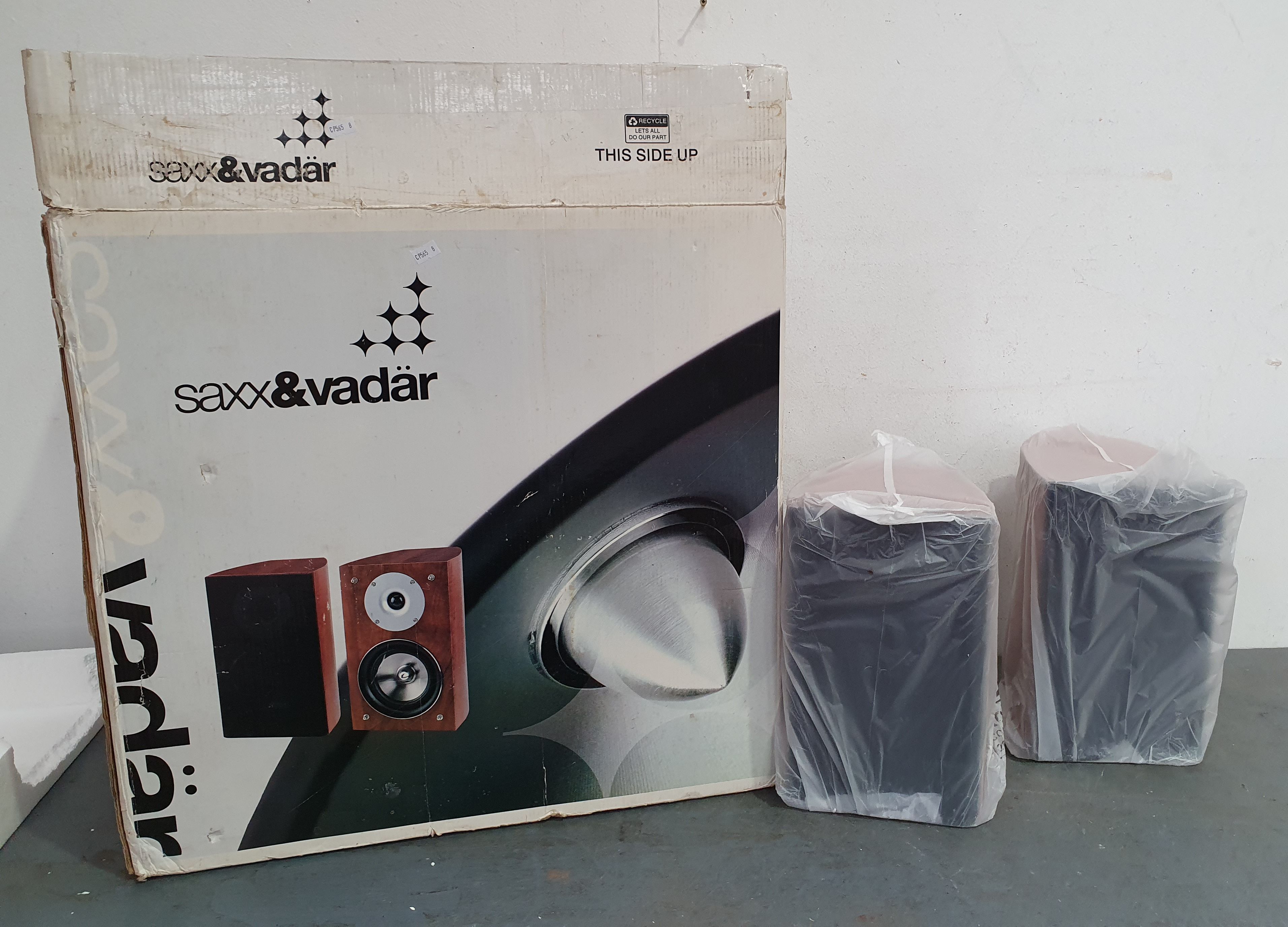 A Pair Of Sax Vadar Speakers