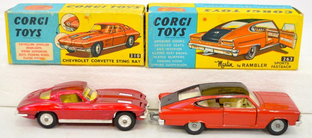 corgi cars in boxes