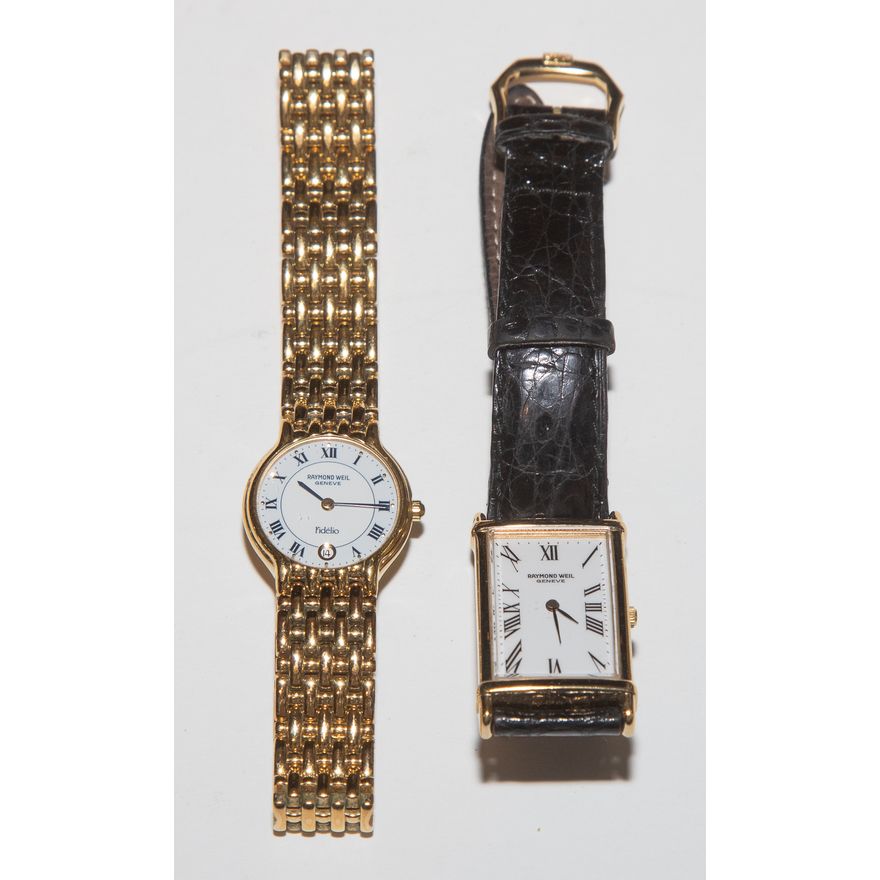 Two Raymond Weil Lady's Wristwatches
