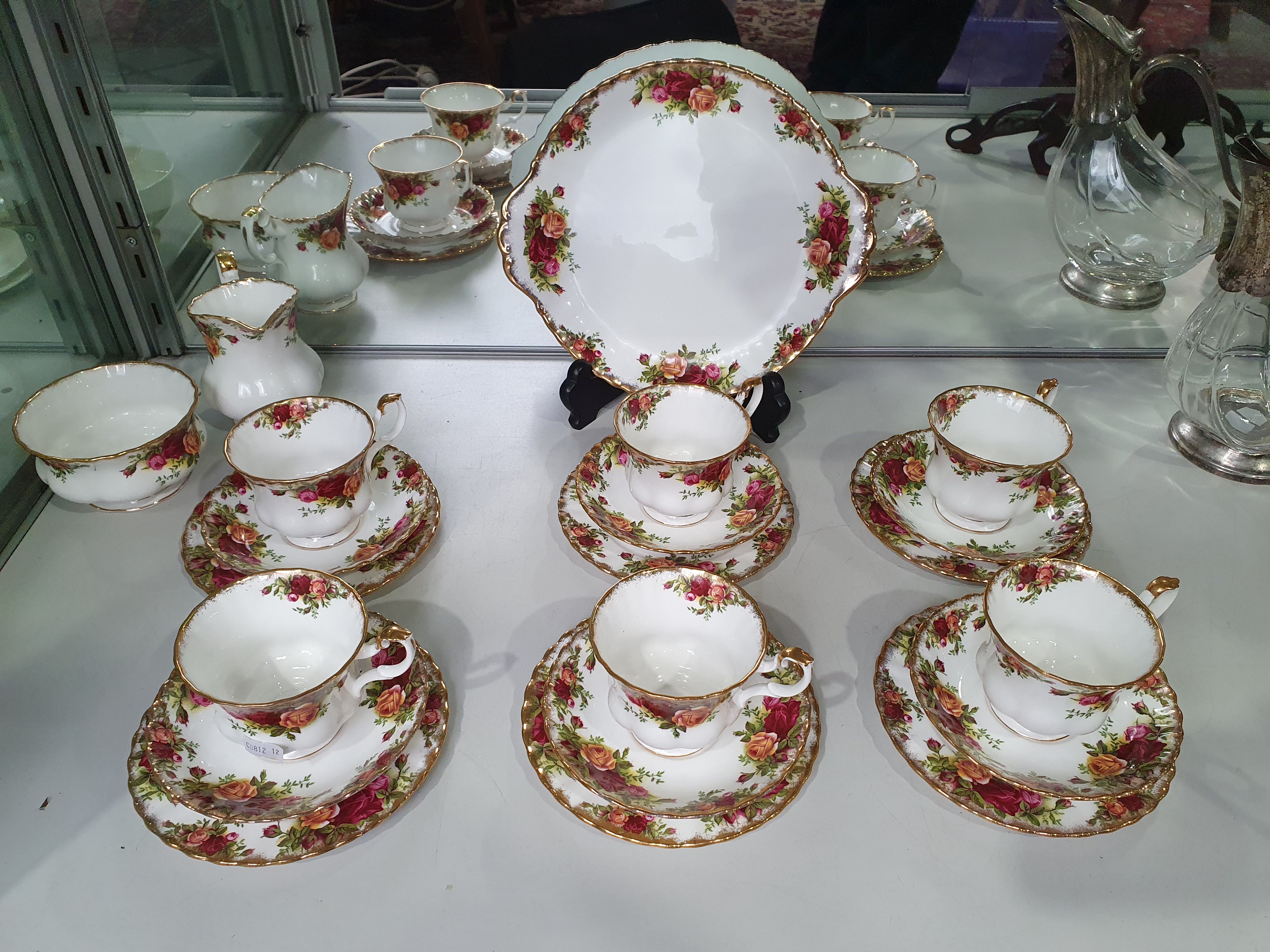 A Royal Albert Old Country Roses Tea Set