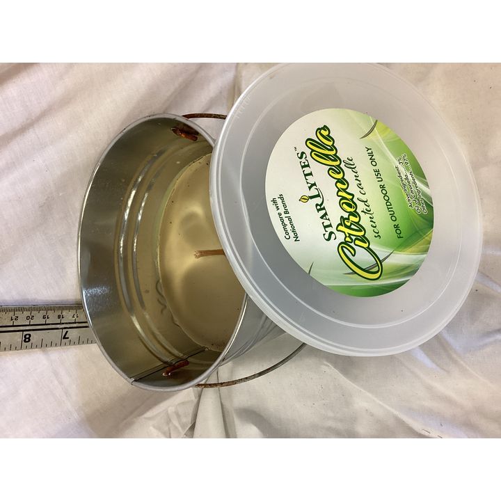 StarLytes Citronella Scented Candle- For Outdoor Use Only
