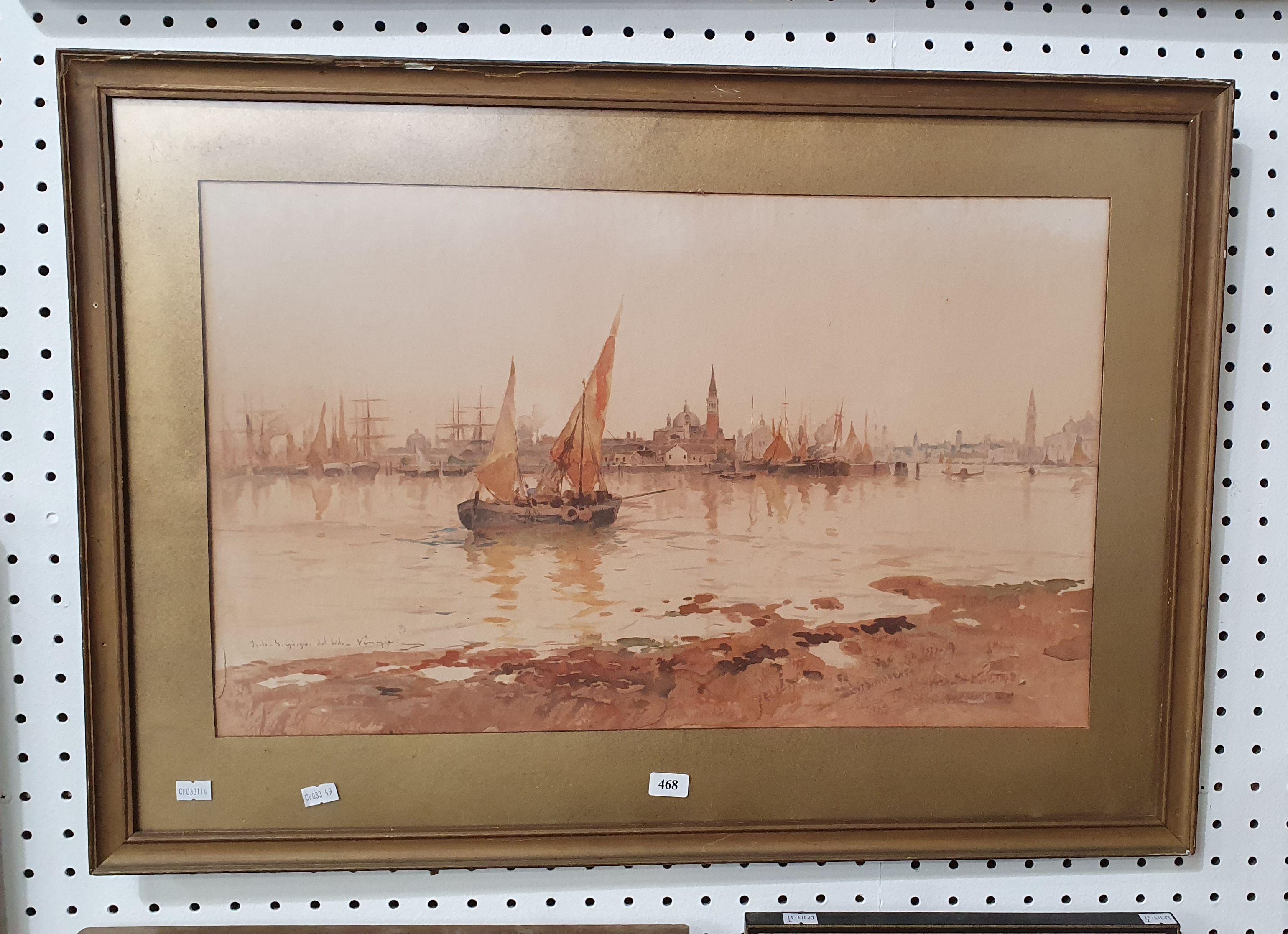 468 · A WATERCOLOUR SCENE OF VENICE