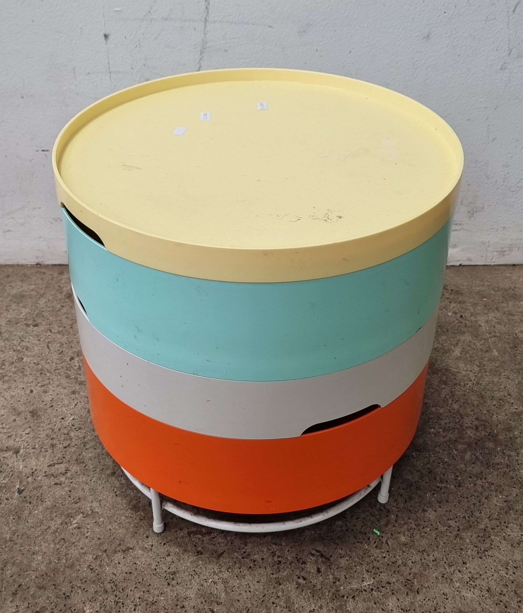 A Mid Century Style Storage Side Table