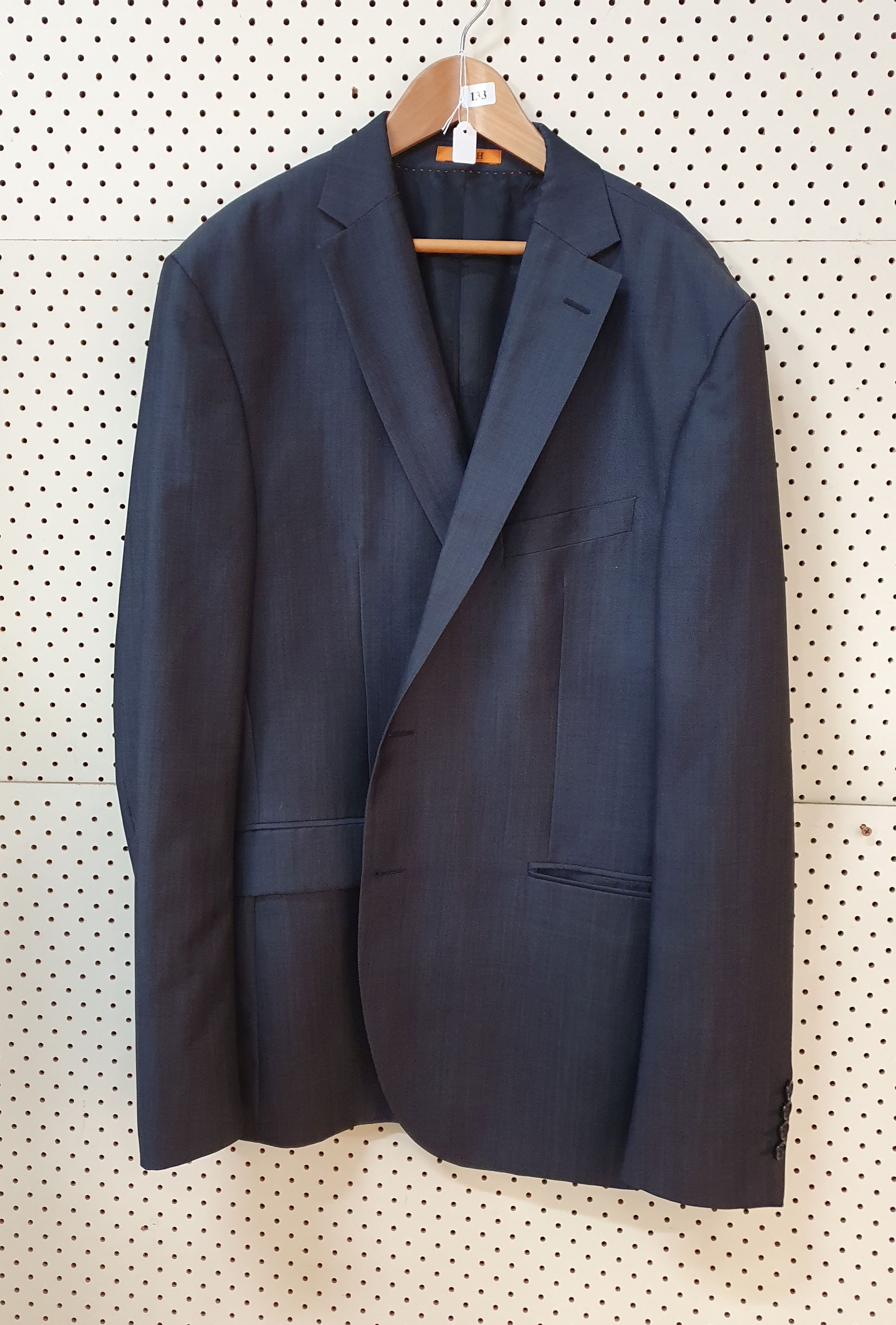133 · A MENS 'NICHOLBY & HARVARD' WOOL AND MOHAIR JACKET