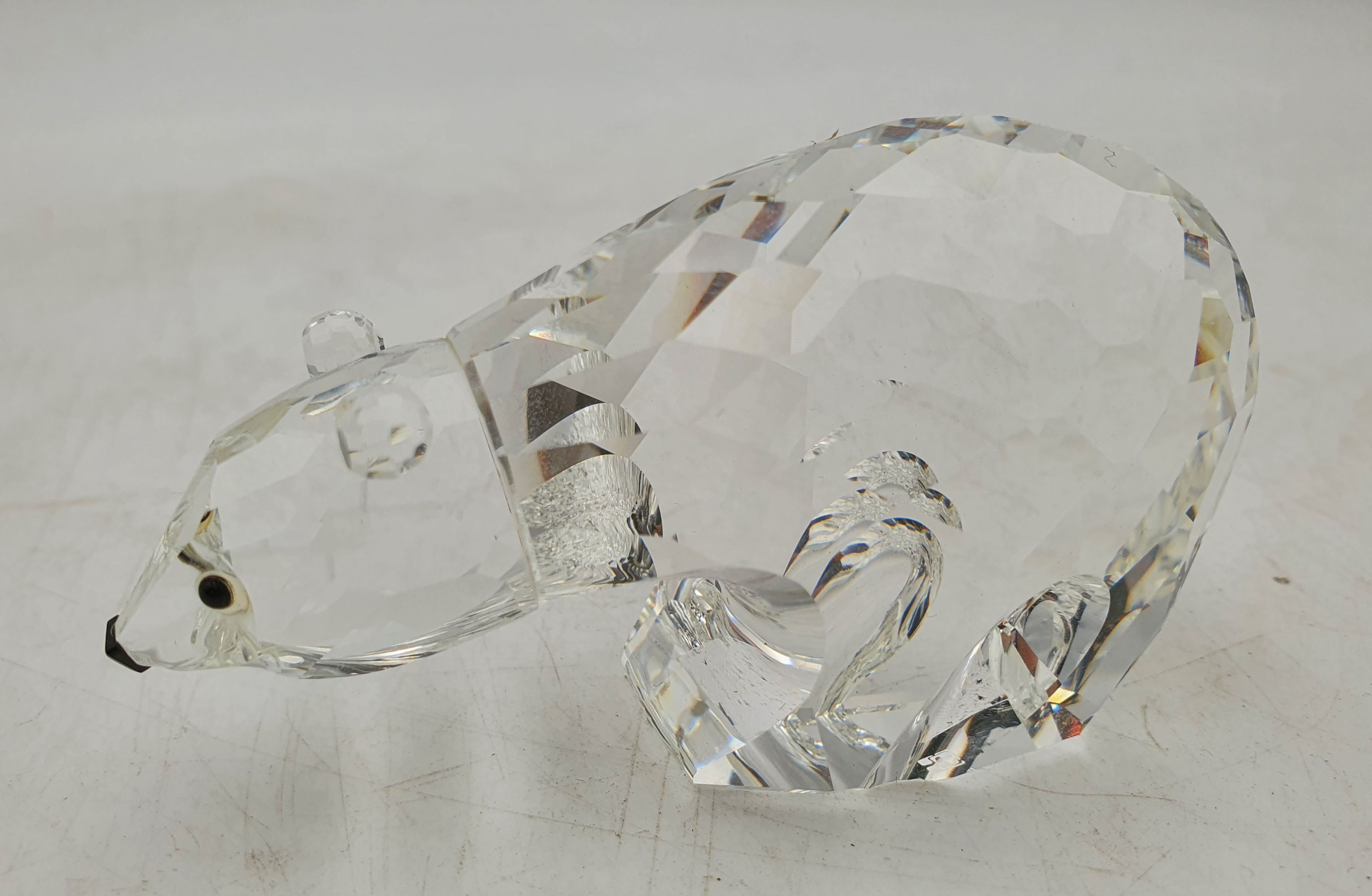 A Swarovski Crystal Figure Of A Polar Bear