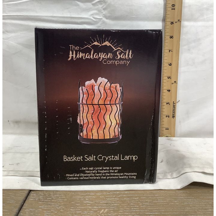 The Himalayan Salt Company Basket Salt Crystal Lamp