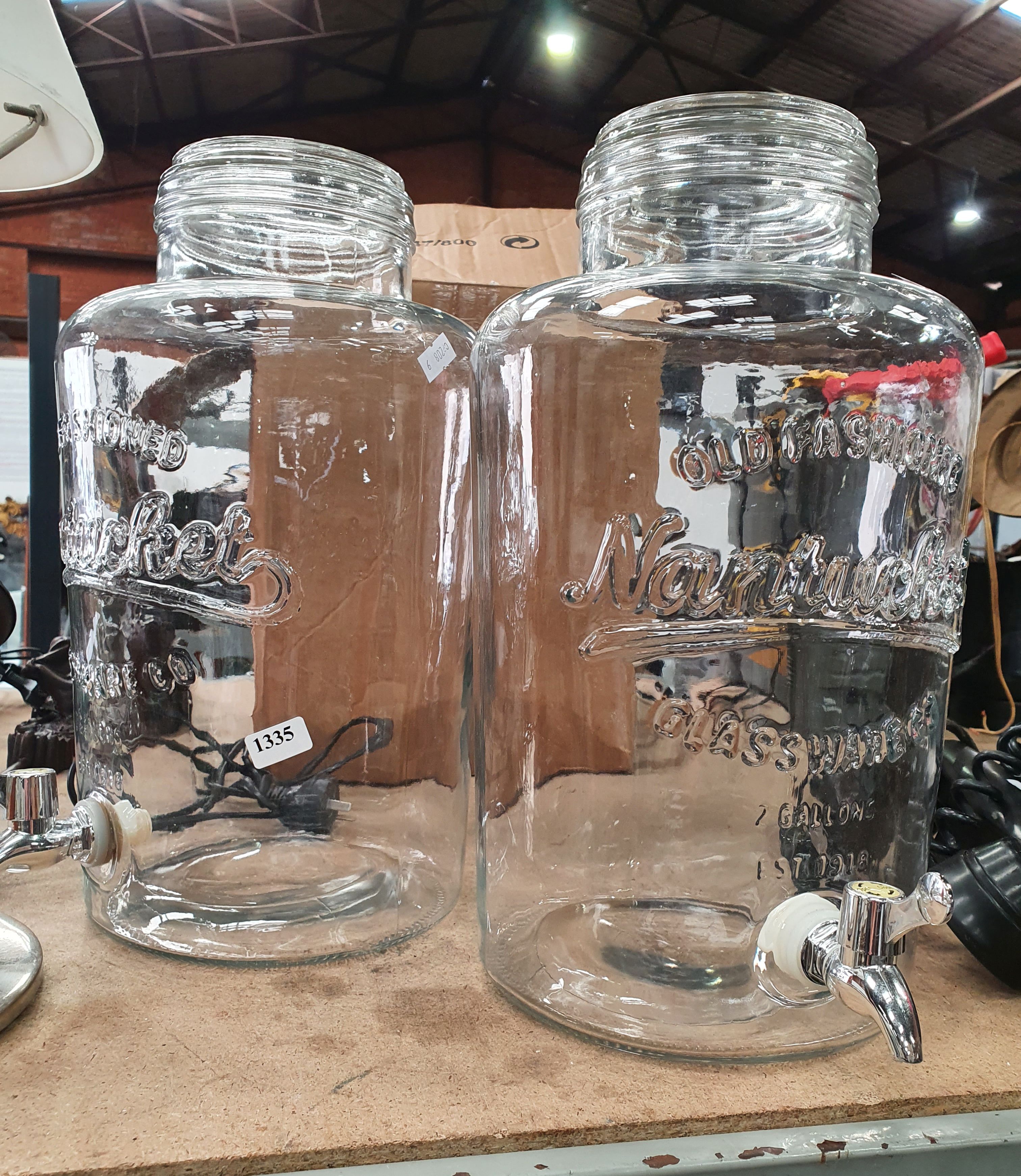 TWO VARIOUS WATER JUGS