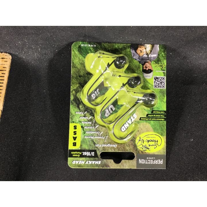 Perfection Lures 3pk 16oz Green Pumpkin Bass Jigs