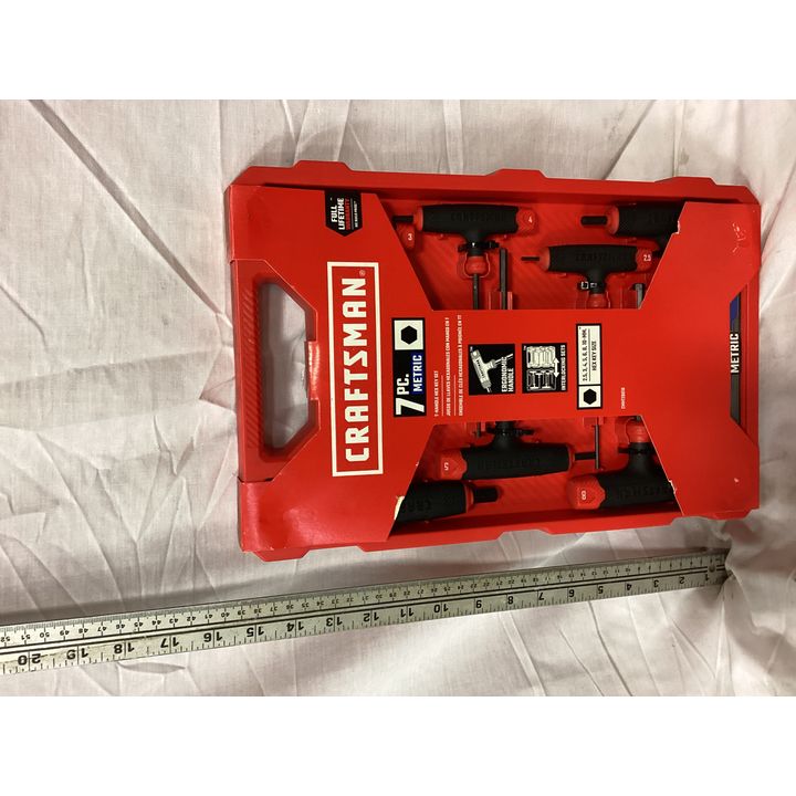 Craftsman 7pc Metric T-Handle Hex Key Set