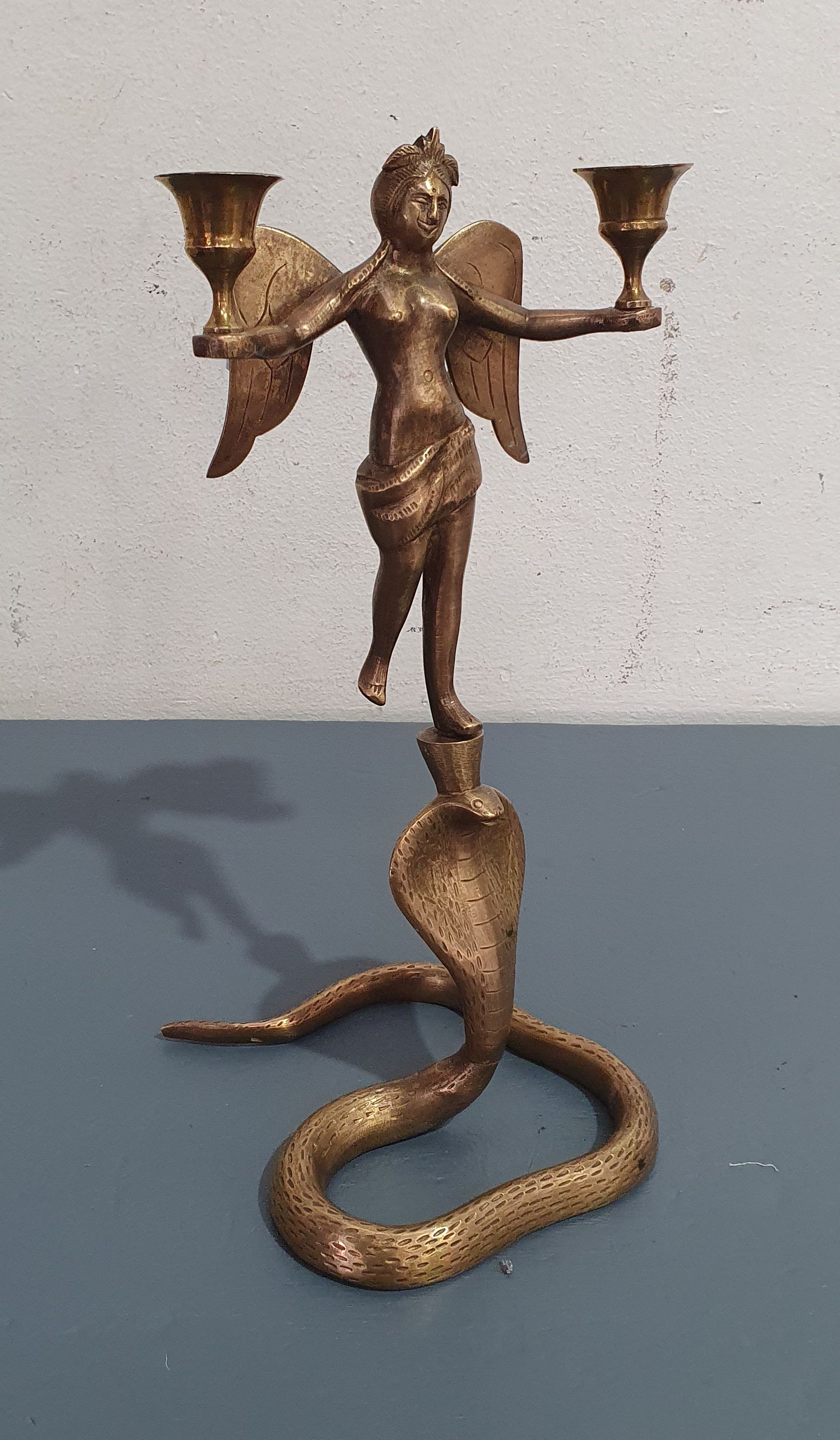 A Brass Ornament/Candle Holder