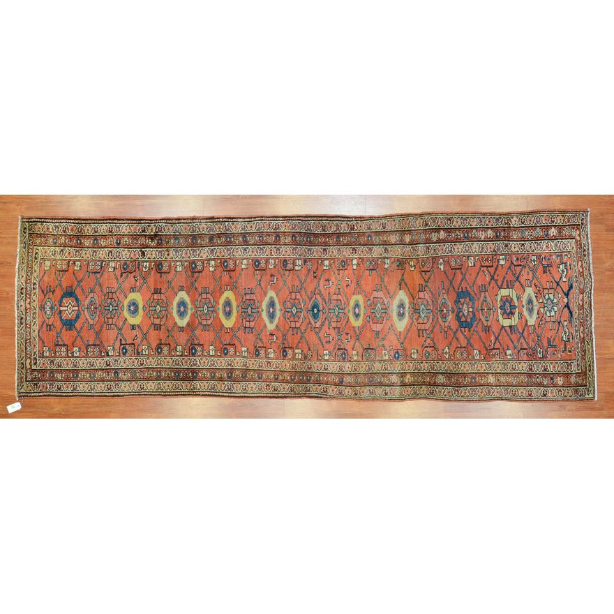 Antique Malayer runner, approx. 3.6 x 10.9
