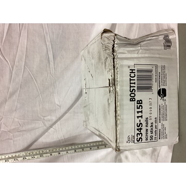 Bostitch S34S-115B Screw Nails 50 Sticks- 25 Nails Per Stick