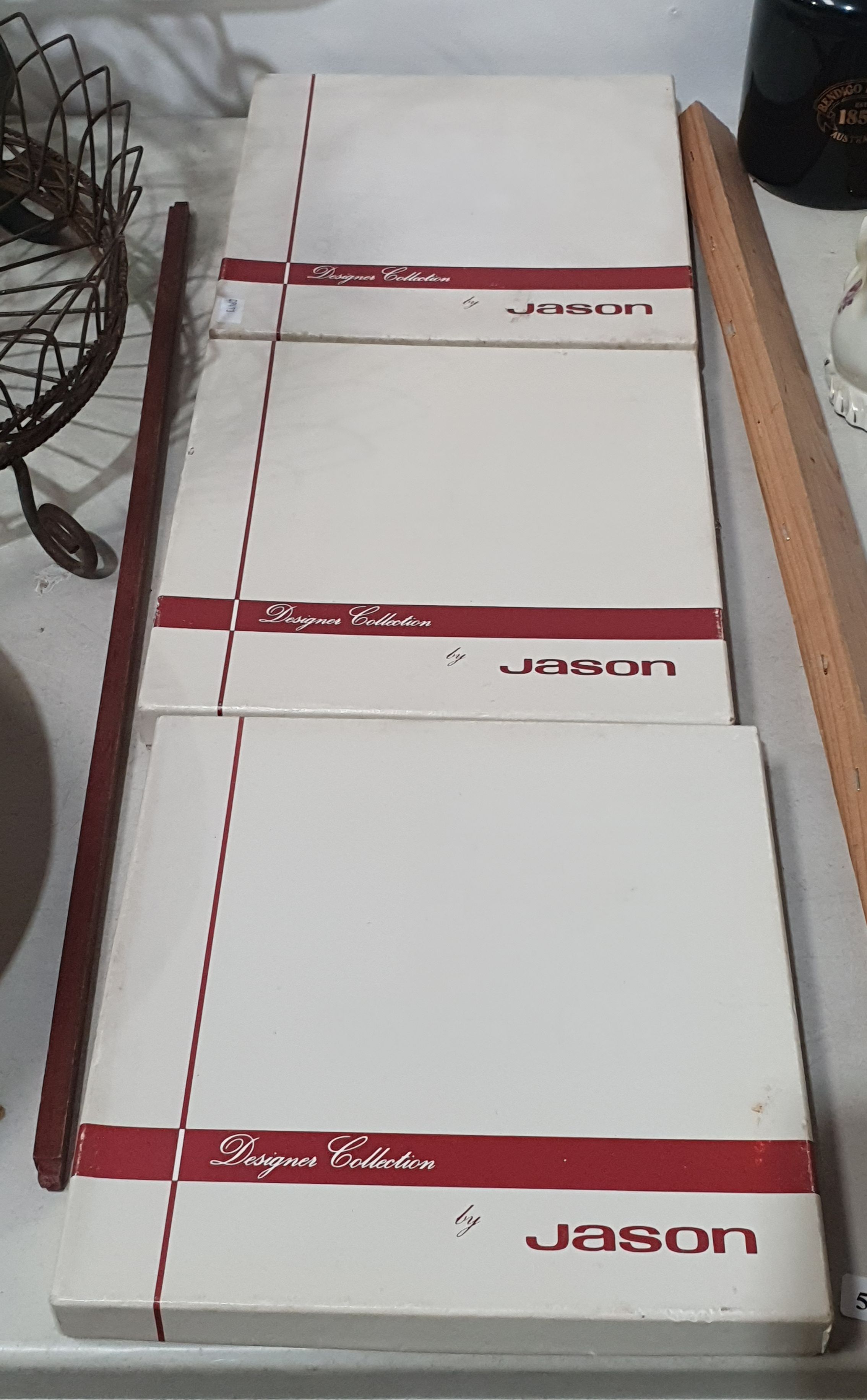 THREE SETS OF ART DECO STYLE PLACEMATS BY JASON