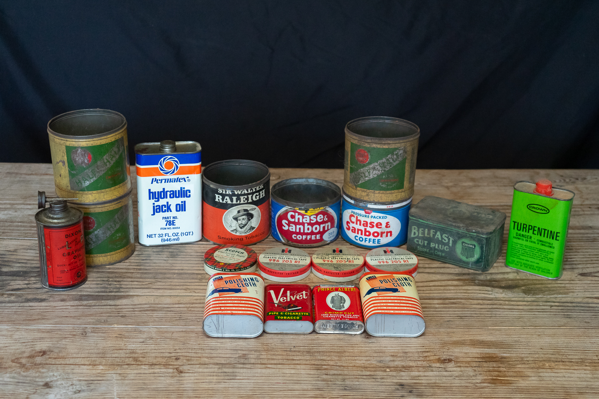 Collection of Advertisement Cans | Harritt Group, Inc