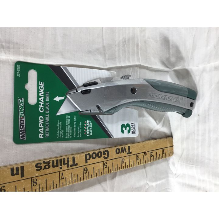 Masterforce Rapid Change Retractable Blade Knife