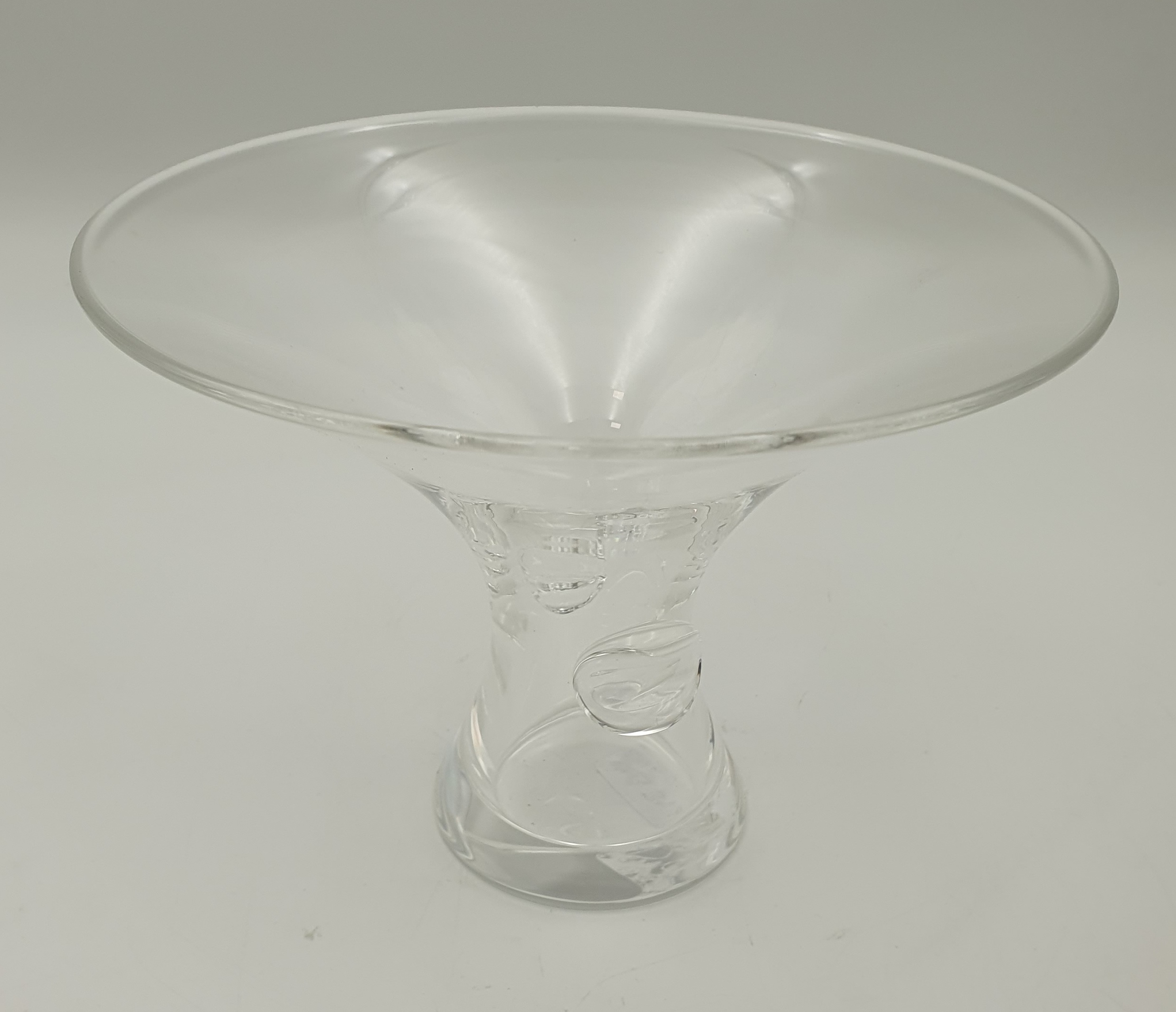 503 · A STEUBEN GLASS 'THUMBPRINT' VASE DESIGNED BY GEORGE THOMPSON