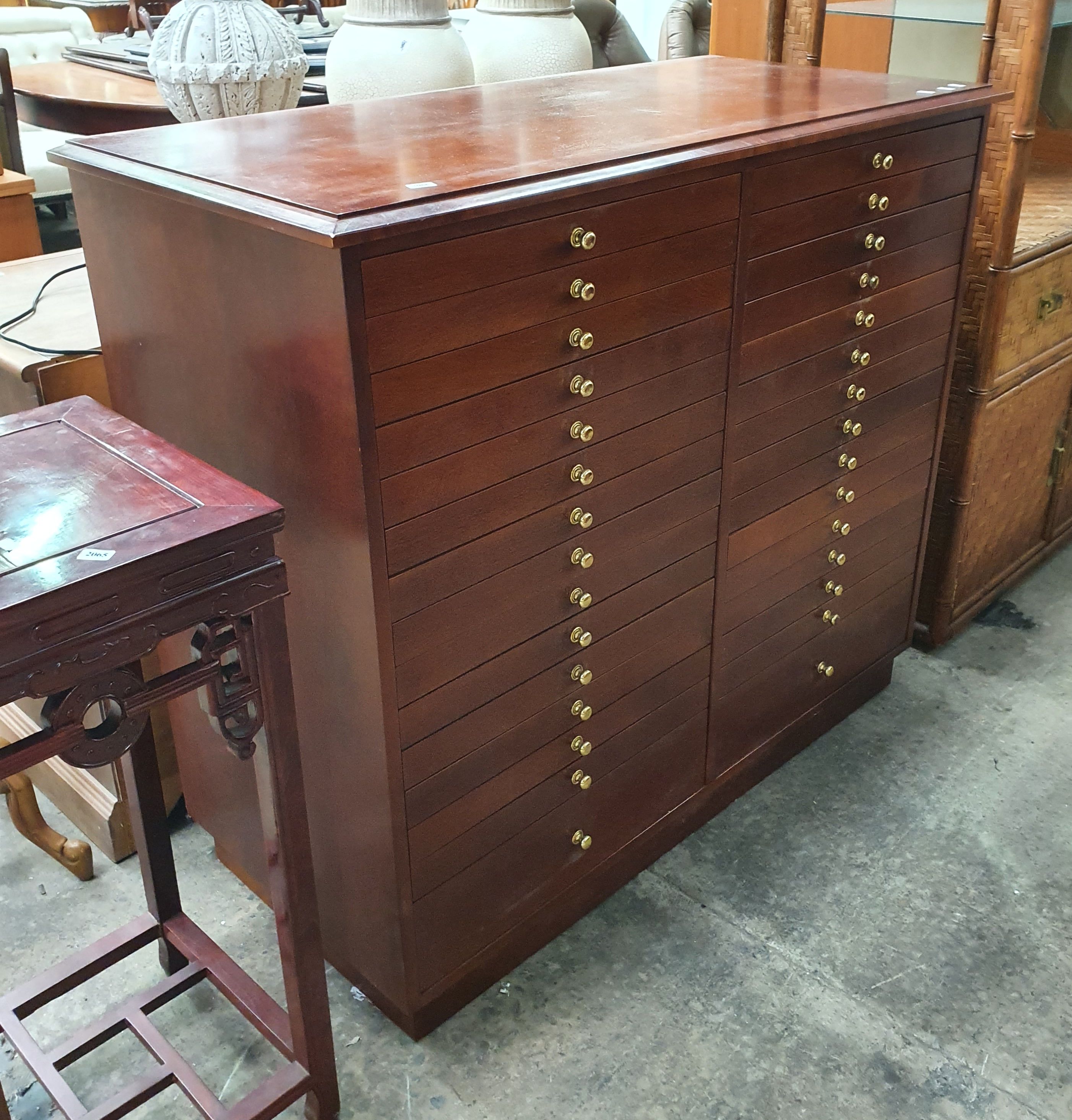 A Chest Of Specimen Drawers
