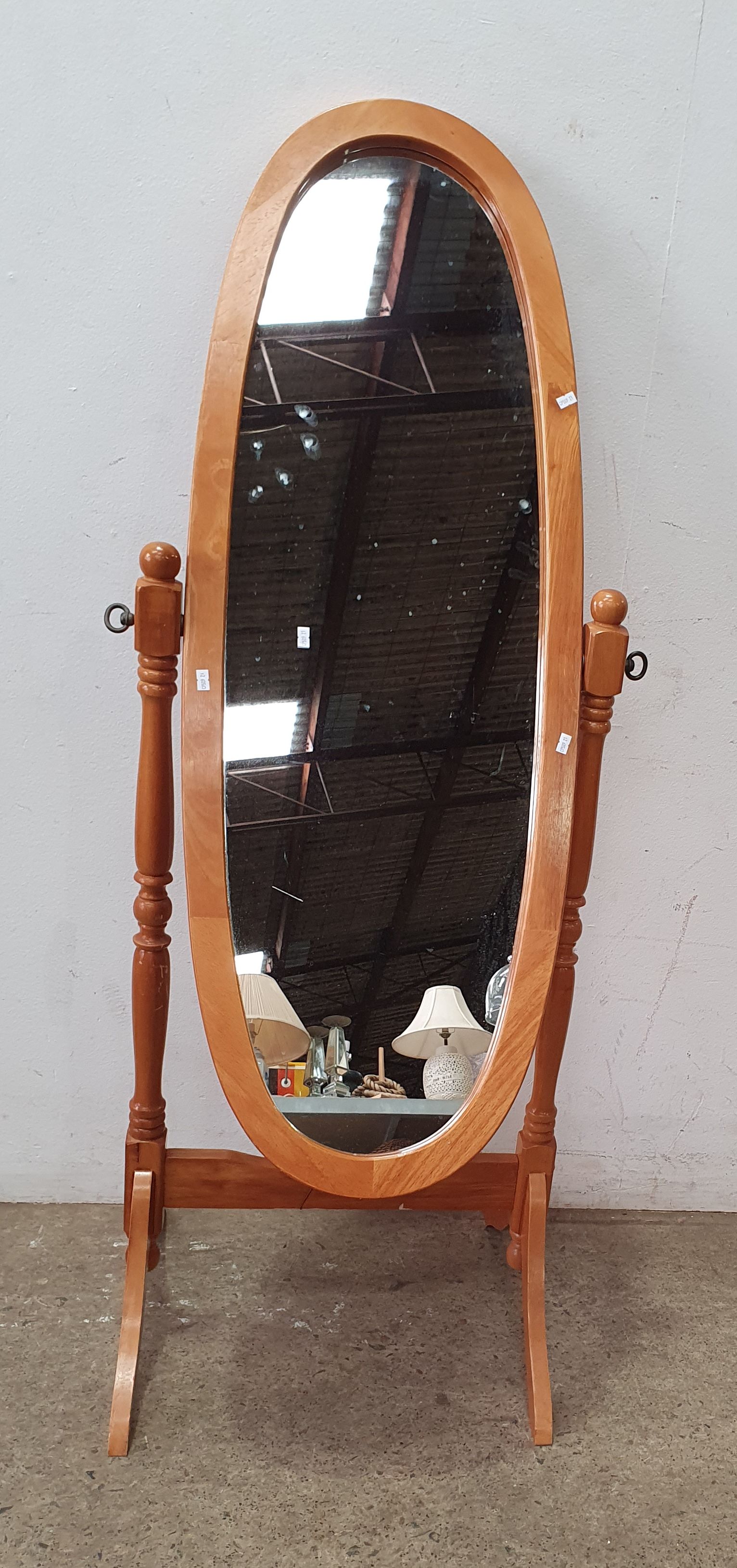 2142 · A CHEVAL MIRROR