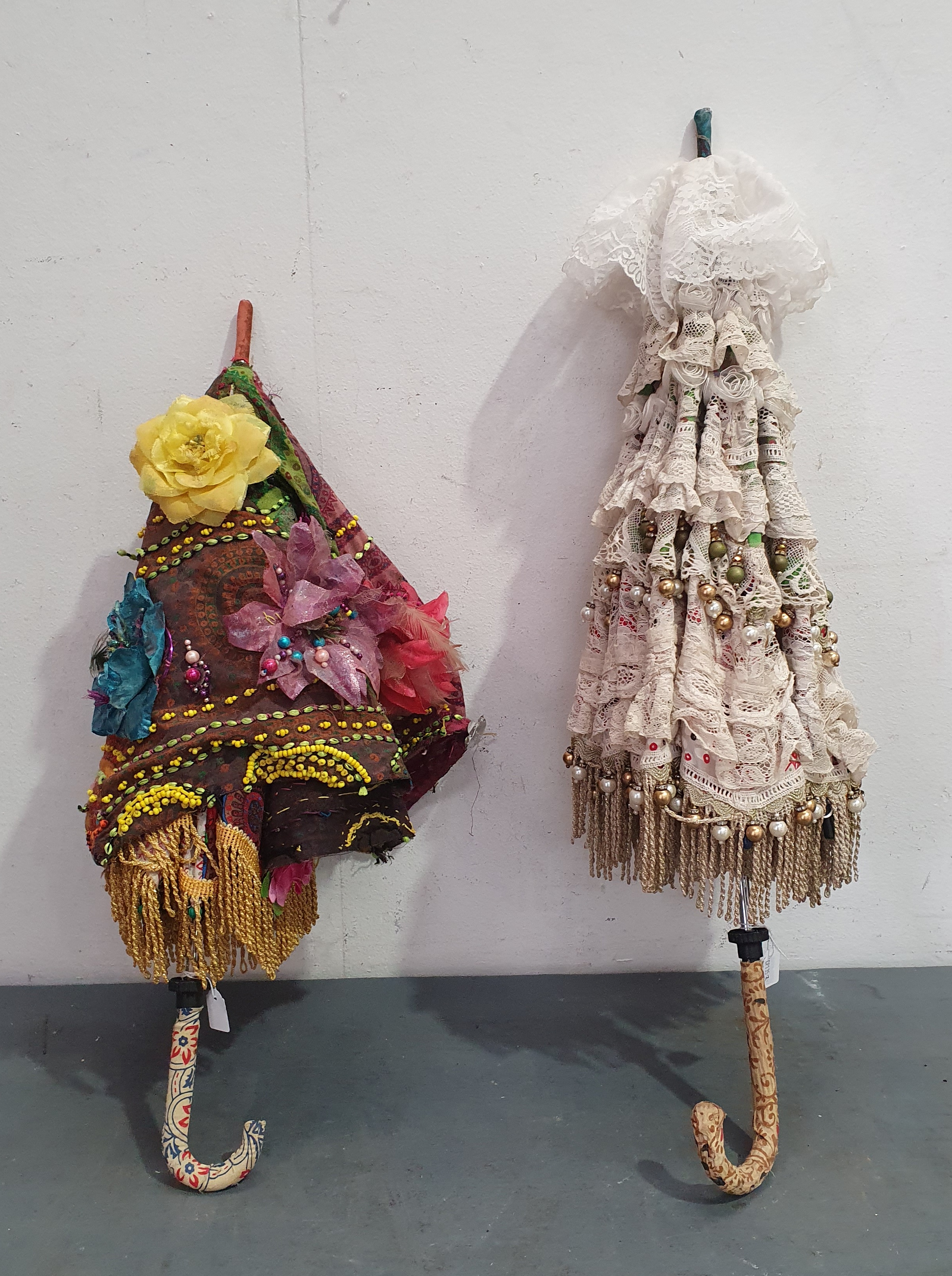 Two Decorative Parasols