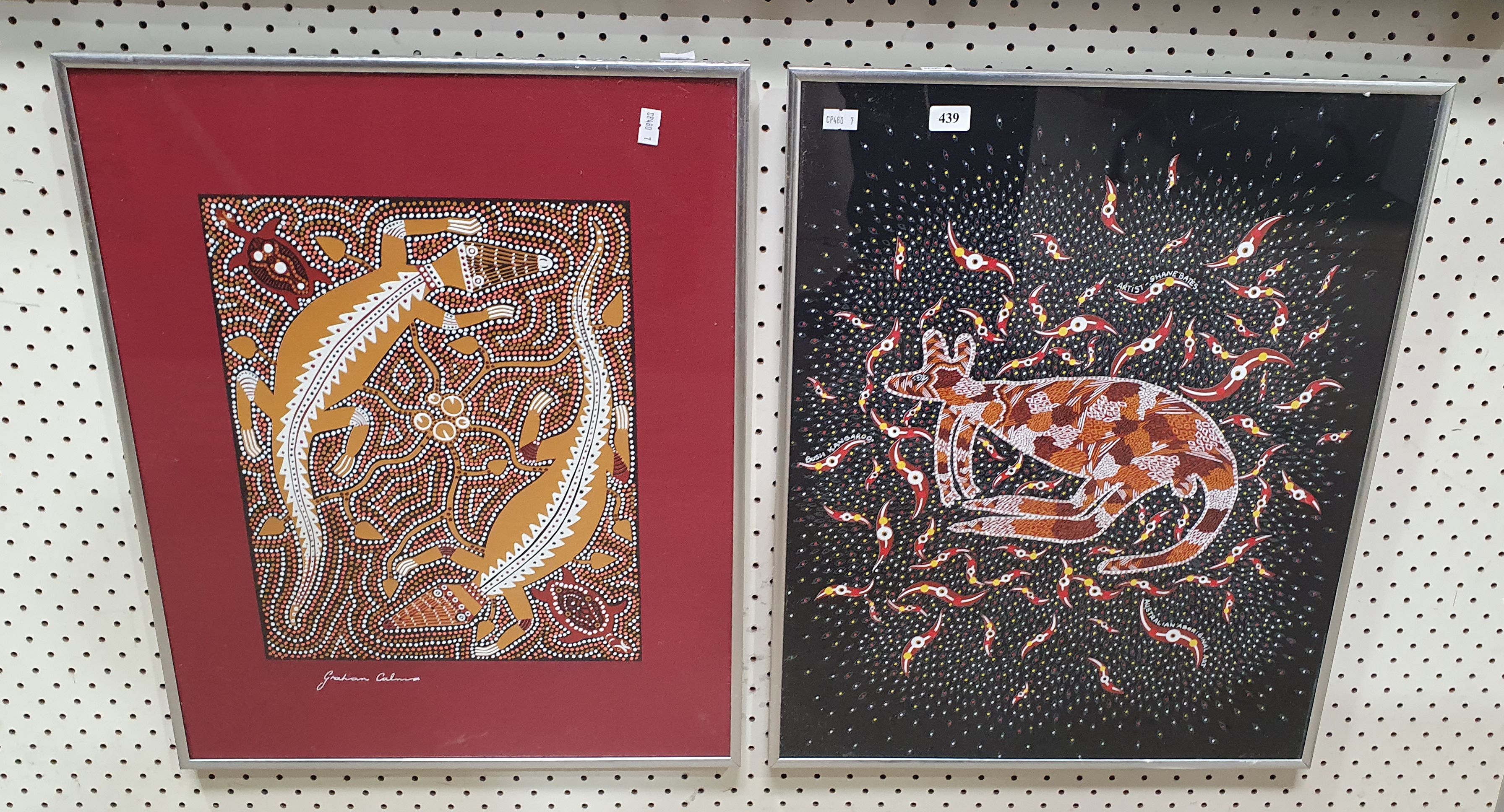 A PAIR OF ABORIGINAL ARTWORKS