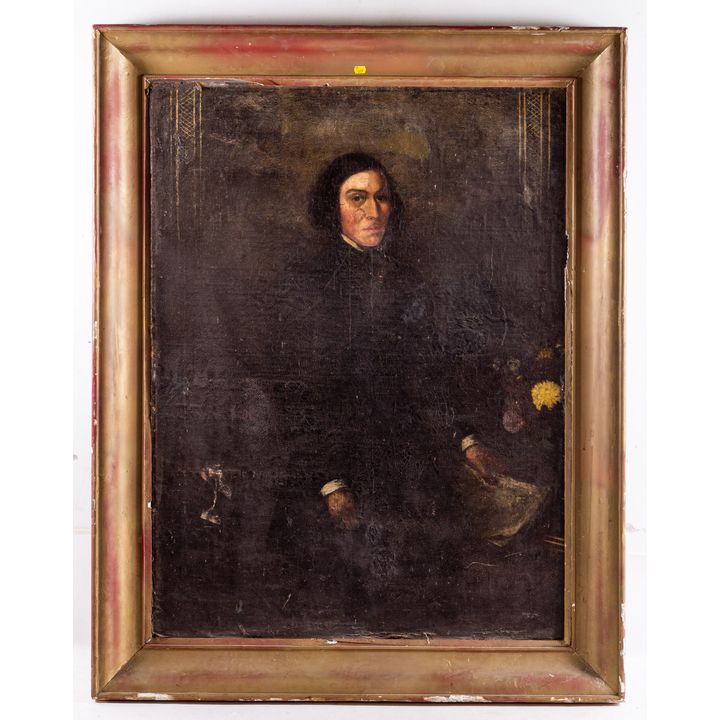 Continental School, 19th c. Portrait of Franz Liszt, oil