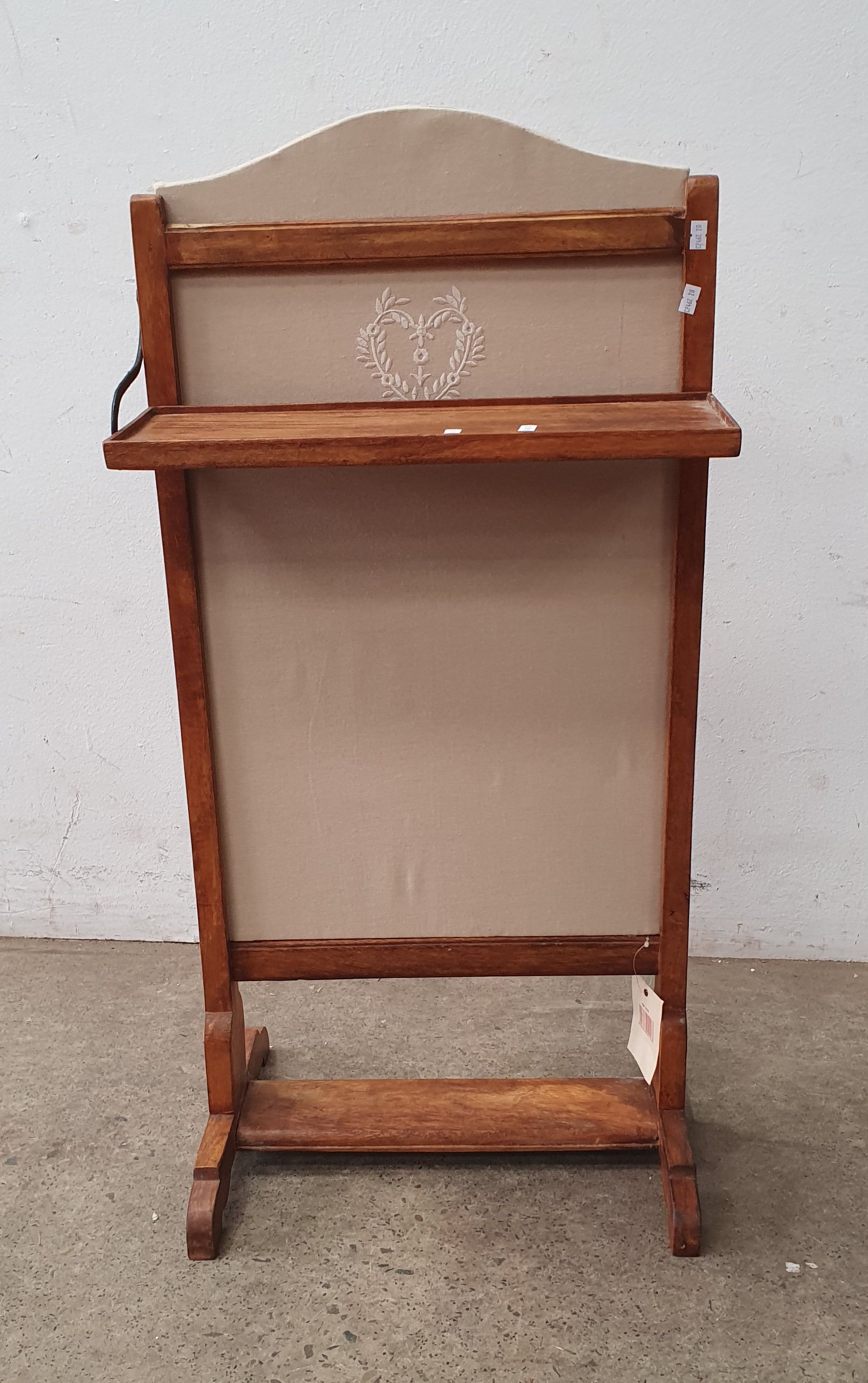 A Timber Fire Screen