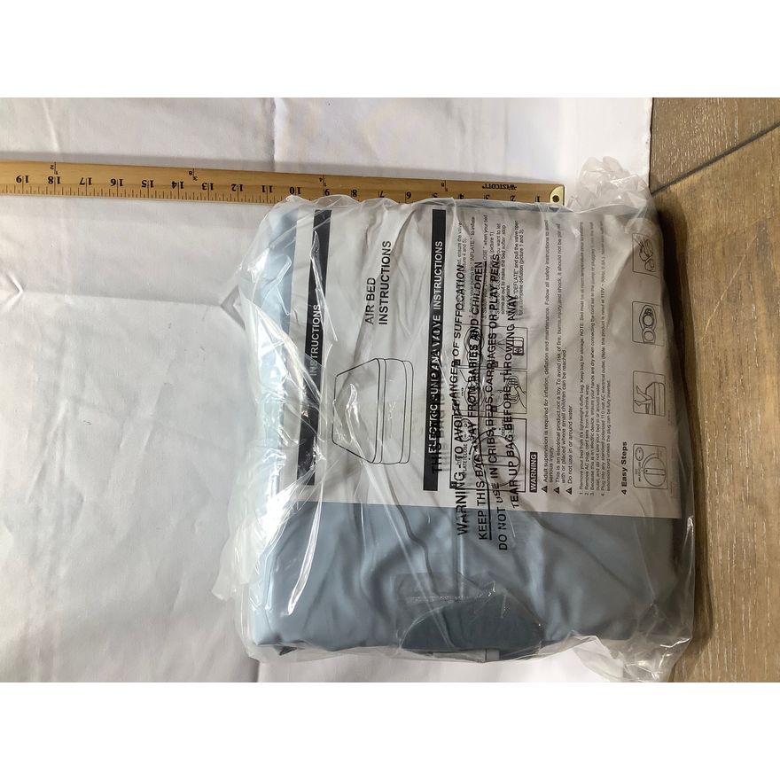 Air Bed Blue with Travel Bag and Hole Patches